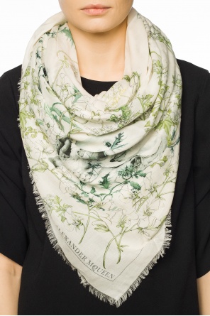 Logo-printed shawl, zdjęcie 2 Logo-printed shawl od Alexander McQueen